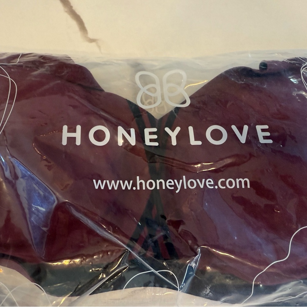 Honeylove Burgundy Silhouette Bra - Picture 3 of 11